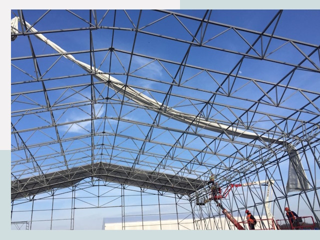 Шатровые ангары от 614 руб. в Новочеркасске и Ростовской области