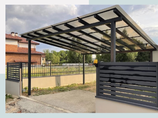 Металлические навесы в Новочеркасск от 614 руб. за м²