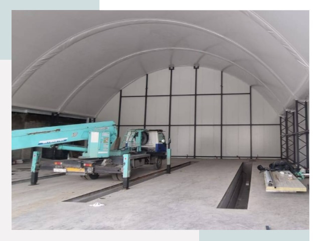 Внутреннее оснащение ангаров в Новочеркасске