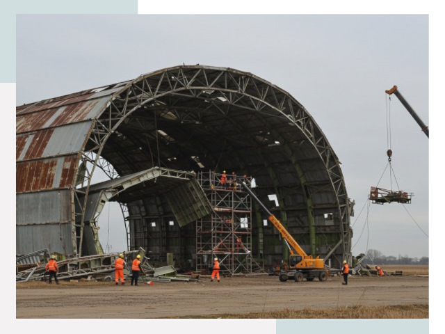 Демонтаж ангаров в Новочеркасске