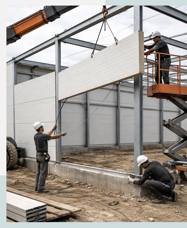 Строительство складов из сэндвич панелей в Новочеркасске под ключ