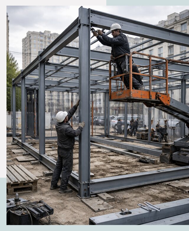 Строительство и монтаж торговых павильонов под ключ в Новочеркасске